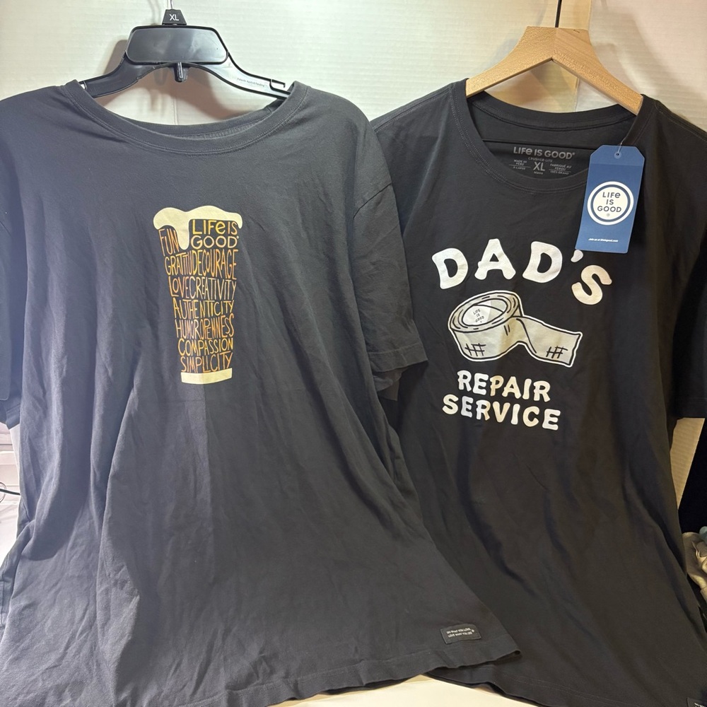 2 Life is Good Men’s Shirts